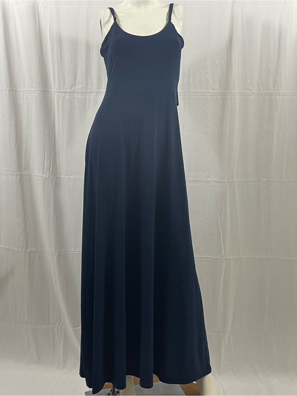VENUS Navy Scoop Neck Sleeveless Maxi Dress